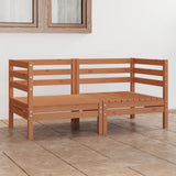 vidaXL 2-seater Garden Bench Solid Pinewood