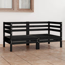 vidaXL 2-seater Garden Bench Solid Pinewood