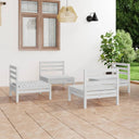 vidaXL 4-delige Loungeset massief grenenhout