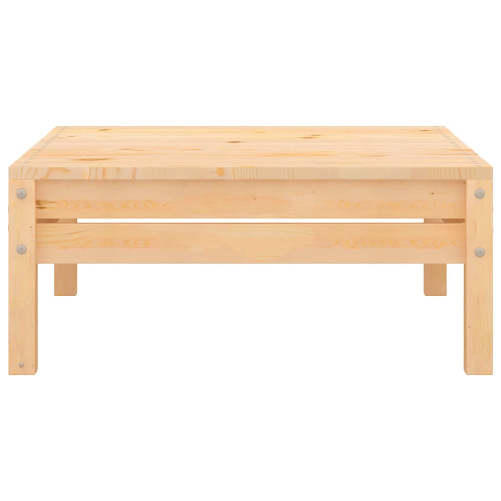 vidaXL 5-delige Loungeset massief grenenhout wit