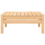 vidaXL 5-delige Loungeset massief grenenhout wit