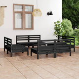 vidaXL 8-Piece Lounge Set Solid Pine Wood