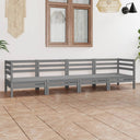 vidaXL 4-delige Loungeset massief grenenhout