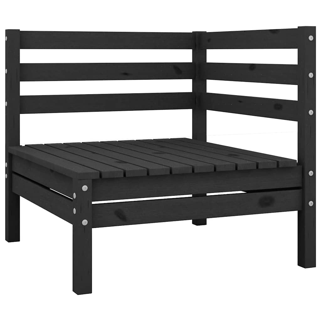 vidaXL 5-delige Loungeset massief grenenhout wit