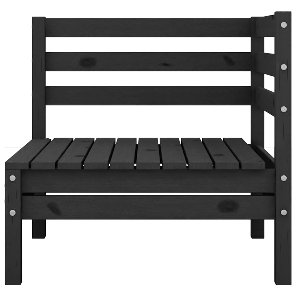 vidaXL 5-delige Loungeset massief grenenhout wit