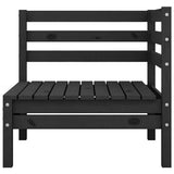 vidaXL 5-delige Loungeset massief grenenhout wit