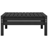vidaXL 5-delige Loungeset massief grenenhout wit