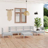 vidaXL 6-Piece Lounge Set Solid Pine Wood