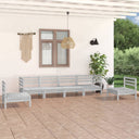 vidaXL 6-delige Loungeset massief grenenhout