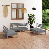 vidaXL 6-Piece Lounge Set Solid Pine Wood