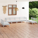 vidaXL 8-delige Loungeset massief grenenhout