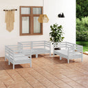 vidaXL 6-delige Loungeset massief grenenhout