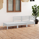 vidaXL 3-delige Loungeset massief grenenhout