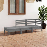 vidaXL 3-Piece Lounge Set Solid Pinewood