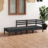 vidaXL 3-Piece Lounge Set Solid Pinewood