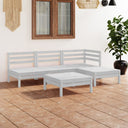 vidaXL 5-delige Loungeset massief grenenhout