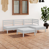 vidaXL 5-Piece Lounge Set Solid Pine Wood