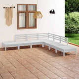 vidaXL 7-delige Loungeset massief grenenhout