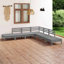 vidaXL 7-delige Loungeset massief grenenhout