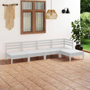 vidaXL 5-delige Loungeset massief grenenhout
