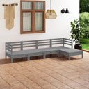 vidaXL 5-delige Loungeset massief grenenhout