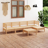 vidaXL 6-Piece Lounge Set Solid Pine Wood