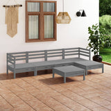 vidaXL 6-Piece Lounge Set Solid Pine Wood