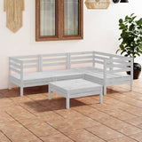 vidaXL 5-Piece Lounge Set Solid Pine Wood