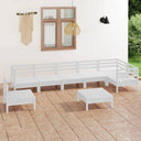 vidaXL 8-delige Loungeset massief grenenhout