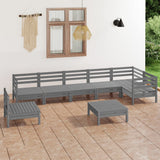 vidaXL 8-Piece Lounge Set Solid Pine Wood