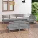 vidaXL 8-delige Loungeset massief grenenhout