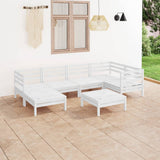 vidaXL 7-Piece Lounge Set Solid Pine Wood
