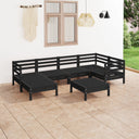 vidaXL 7-delige Loungeset massief grenenhout