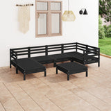 vidaXL 7-Piece Lounge Set Solid Pine Wood