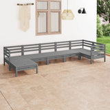 vidaXL 7-delige Loungeset massief grenenhout