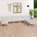 vidaXL 8-delige Loungeset massief grenenhout