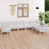 vidaXL 8-Piece Lounge Set Solid Pine Wood