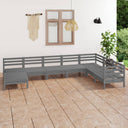 vidaXL 8-delige Loungeset massief grenenhout