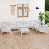 vidaXL 9-delige Loungeset massief grenenhout