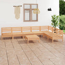 vidaXL 8-delige Loungeset massief grenenhout