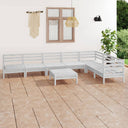 vidaXL 8-delige Loungeset massief grenenhout