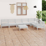 vidaXL 8-Piece Lounge Set Solid Pine Wood