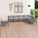 vidaXL 7-delige Loungeset massief grenenhout