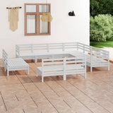 vidaXL 11-delige Loungeset massief grenenhout