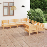 vidaXL 8-Piece Lounge Set Solid Pine Wood