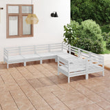 vidaXL 8-Piece Lounge Set Solid Pine Wood