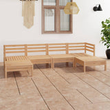 vidaXL 6-Piece Lounge Set Solid Pine Wood