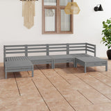 vidaXL 6-Piece Lounge Set Solid Pine Wood