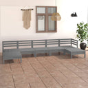 vidaXL 7-delige Loungeset massief grenenhout