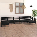 vidaXL 7-delige Loungeset massief grenenhout